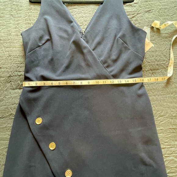 Nanette Lepore Navy Button Dress - Picture 6 of 12